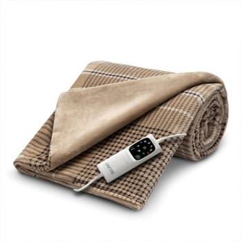 리퍼 한정특가❤️ [이메텍] 프리미엄 벨벳 캠핑담요 온열담요 GOK-096 (베이지체크)