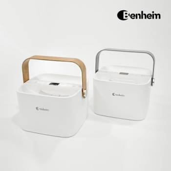 [벤하임] 듀얼미스트 무선 초음파 가습기 2.5L(우드/그레이)