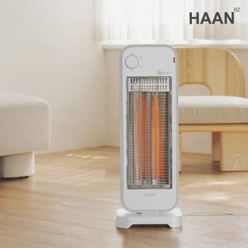 [한경희] 프리미엄 자동좌우회전 2단 카본 전기히터 HAAN-Q3500(화이트,그레이)