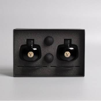 [비비엔느] 블랙 스톤 차량용 디퓨저 세트 2 (본품 2) / 고급선물 패키지