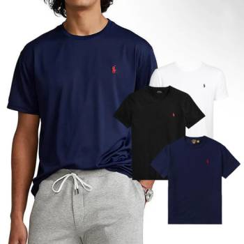 [마진포기]  폴로 랄프로렌 포니로고 자수 남성 라운드 반팔티