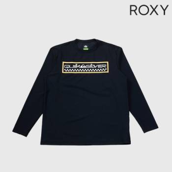 [퀵실버] 스퀘어 긴팔 래쉬가드 DRK (사이즈 택1)