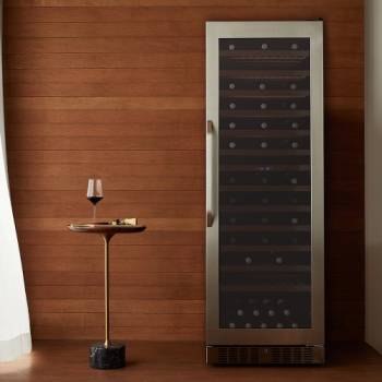 [보보스] 와인셀러 와인냉장고 컴프레셔방식 빌트인/스탠딩 겸용 상하 독립냉각 JG-166B (최대 154병)