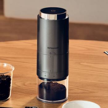 [위즈웰] 위즈웰 마치나 무선 커피그라인더 원두 자동 전동 커피 분쇄기 휴대용 여행용