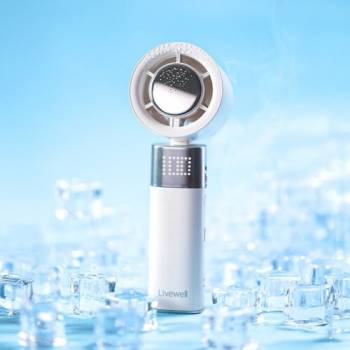 [리브웰] 토네이도 냉각 휴대용 손선풍기 LHF-C100W