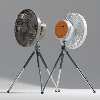 [하이온] 캠핑용 무선 LED 무드등 탁상 선풍기 H21