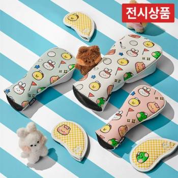 [전시상품] 던롭 젝시오 x 라인프렌즈 미니니 우드 골프채 헤드커버 GGE 23030I