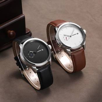 [토르소] 콤베 인그레이빙 워치 T106L 남성 가죽시계