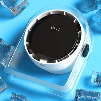 [엑씨] EX-1 무선 LED 미니 사무실 탁상용 저소음 소형 선풍기