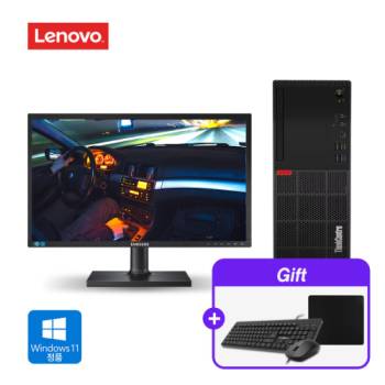 [사무용SET특가]레노버 M720T I5-9400 데스크탑 + 삼성 24인치 모니터
