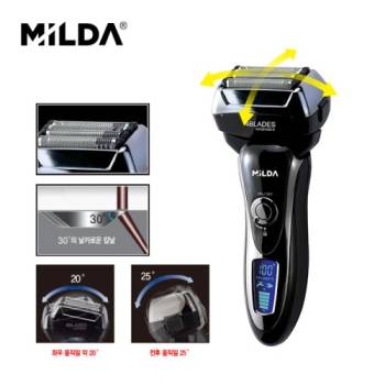 [밀다] S1 4중날 전기 면도기