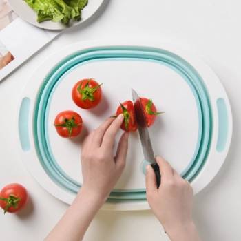 [쿠팸] B1 캠핑 폴딩 도마 겸 멀티 바스켓 9L