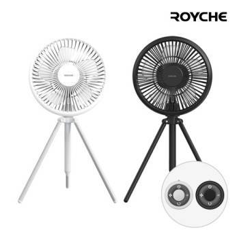 4계절 선풍기 [로이체] 자동회전 리모컨 LED 조명 가정용 캠핑용 선풍기