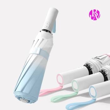 <무료배송> [버브] 펼칠때도 접을때도 원터치, 그라데이션 3단 완전자동우산