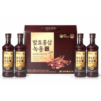 [대한홍삼] 발효홍삼녹용 프리미엄 500mlx4병