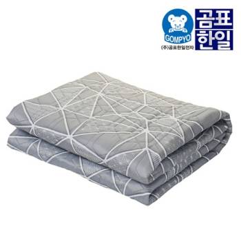 [곰표한일] 무자계 워셔블 안심 탄소매트 크로크그레이_더블
