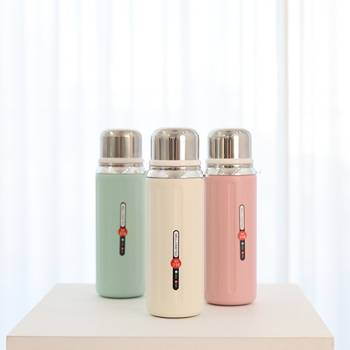 무료배송 특가 [하투스] 스텐 316 대용량 스트라이프 이지컵 보온보냉 보온병 텀블러 800ml