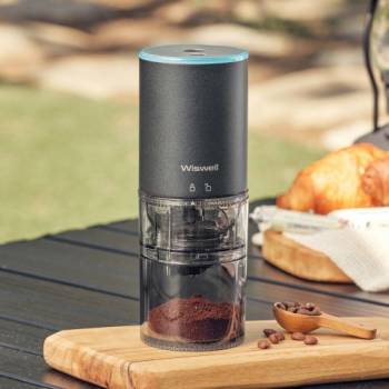 [위즈웰] 위즈웰 무드라이트 무선 커피그라인더 원두 커피 분쇄기 휴대용 여행용