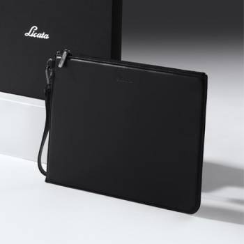 [전시상품] 리카타 베이직 슬림 레더 클러치 D34306