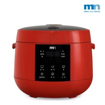 갓 지은 밥으로 더 맛있고 건강하게 [엠엔전자] 3인용 다기능 원룸형 전기밥솥 레드