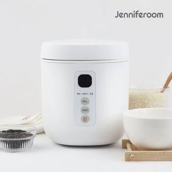 특가★[제니퍼룸] 캠핑장에서 간편하게! 혼밥 화이트온 미니 전기밥솥