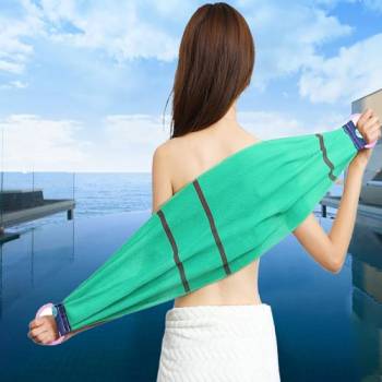 [부코] 대형 등밀이 이태리 샤워 타올 때수건 긴 때타올 때밀이