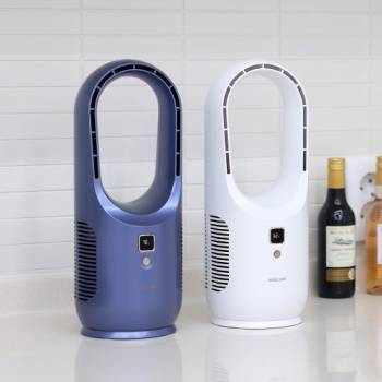 [엔젤쿡 ] 날개없는 미니 에어홀 선풍기 색상 택1