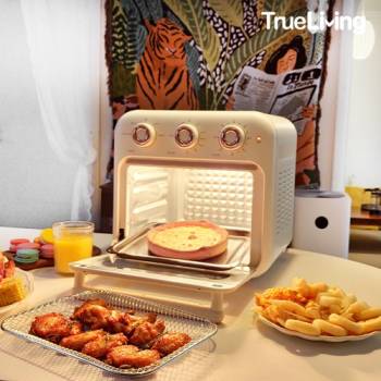 [트루리빙] 레트로 다용도 16L 오븐 에어프라이어 TL-OV0712R