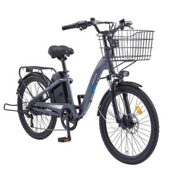 [삼천리자전거] 2025년형 전기자전거 팬텀 시티 7 24 다크블루실버무광 / 완조립,무료배송