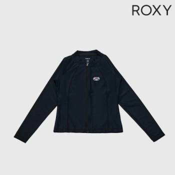 [록시] 투더비치 슬림 긴팔 집업 래쉬가드 BLK (사이즈 택1)