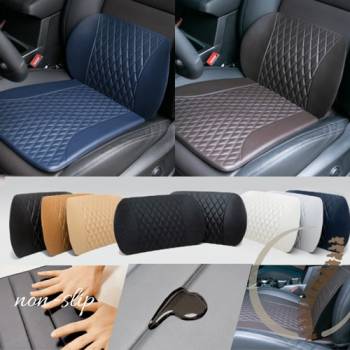 [파파폼즈] 차량용 빅사이즈 드라이빙 매트 + 허리쿠션 2종 세트