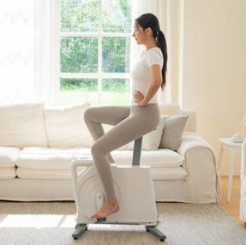 하루  30분! 손바닥 한뼘 [렛홈] 가정용 접이식 실내자전거 스퀴어 슬림 바이크