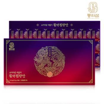 인기명절선물★1천개 판매돌파[동의삼] 프리미엄 데일리 활력침향단 (3.75g*30환/쇼핑백)