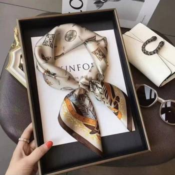 [지브로와] 패셔너블 트랜디 스타일 고급 패턴 프리미엄 고급 스카프