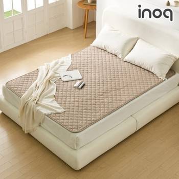 [이노크아든] 인공지능 인체감지 EMF 인체감지 전기요 심플베이지_퀸더블