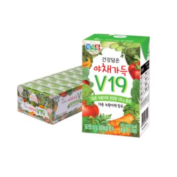 [정식품]  건강담은 야채가득 v19 주스 145ml
