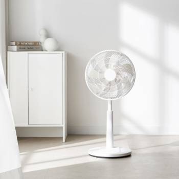 [mosle] 모즐 7엽 고출력 인테리어 화이트 써큘레이터형 선풍기 MS-E141ACW