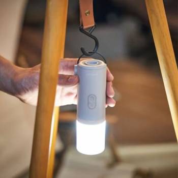 [라이브박스] 2in1 무선 휴대용 미니 에어펌프 LED랜턴 (AL4200)