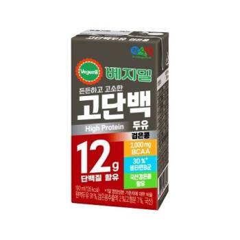 공식대리점 신규 입점 특가★[베지밀] 고단백 두유 검은콩 190ml 16입