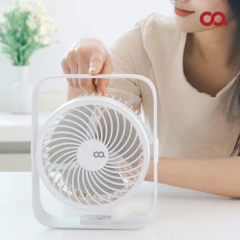 [오아] 스퀘어프로 탁상용 무선 선풍기 F0229