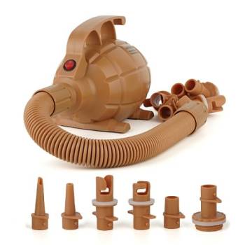 [오토코스] 수류탄 에어펌프 공기주입기 (V2/물놀이 튜브/보관가방/6종노즐)