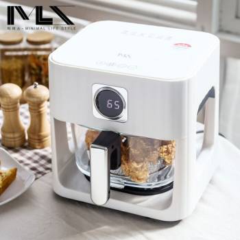 [미라스] 프리즘 글라스 에어프라이어 4.5L MS-200GA