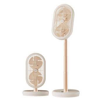 [소싱] BLDC모터 듀얼팬 리모컨 무선 선풍기 (DSHJ-S-2210A)