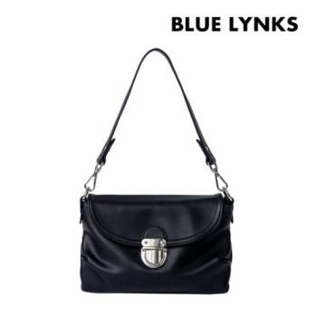 [블루링스] 여성 소프트 PU가죽 핸드백 투숄더 크로스백 (블랙) BLM-ESA10