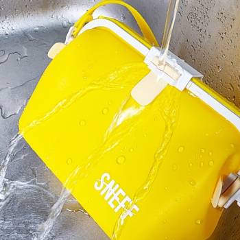 [스네프] 젤리밍 수영가방 미니클러치 목욕 파우치 실리콘 방수 비치백